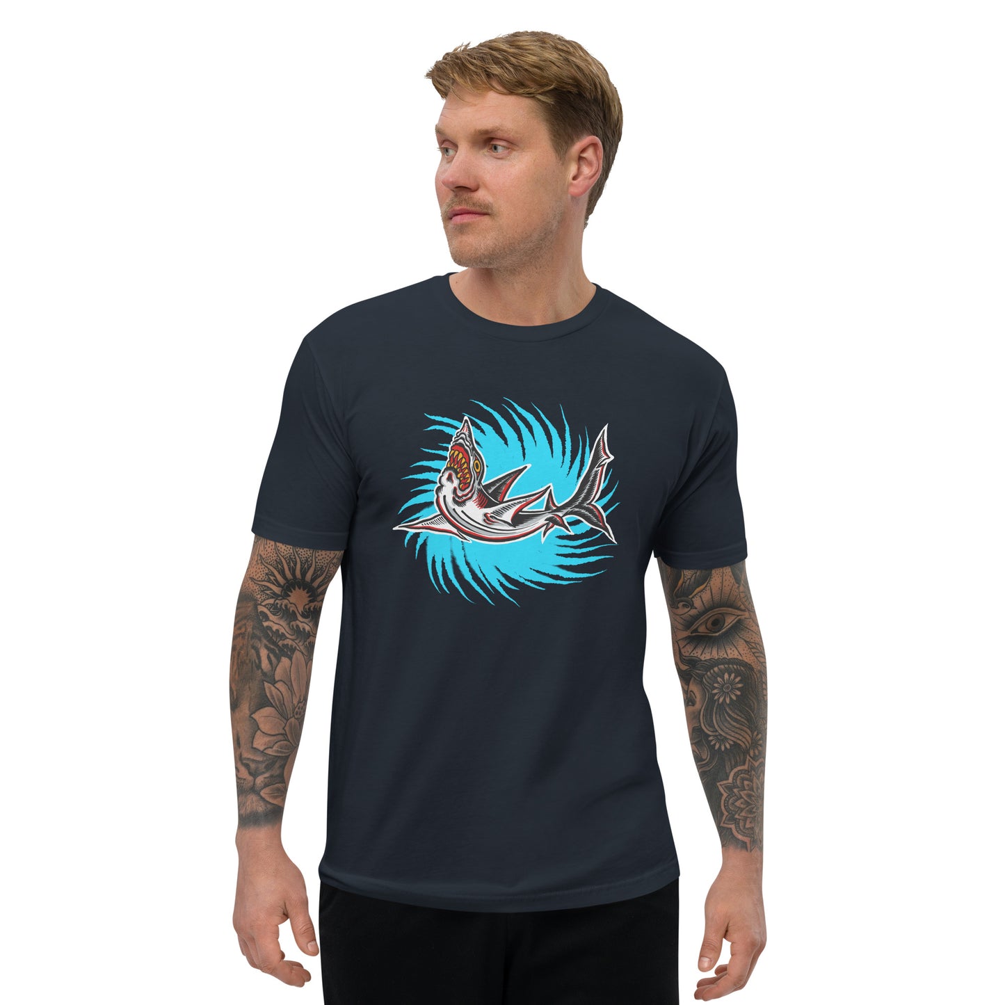 Shimmer Shark - Short Sleeve T-shirt