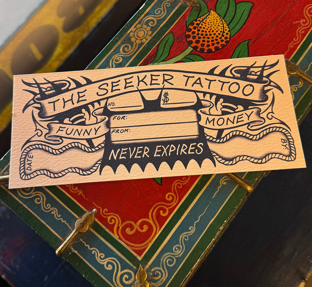 Seeker Tattoo Gift Certificate