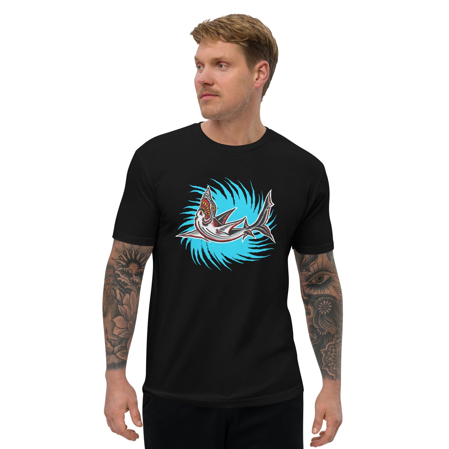 Shimmer Shark - Short Sleeve T-shirt